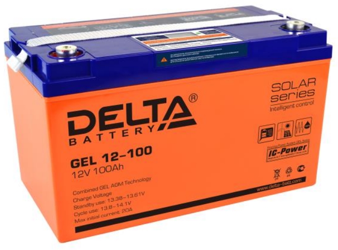 Аккумулятор Delta GEL 12-100 12В/100Ач